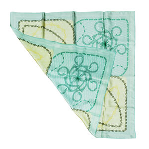 وشاح حرير مربع مزدوج الجانب بطباعة رقمية من شركة تصنيع المعدات الأصلية وشاح حرير صيفي فاخر أنيق 90*90 - Product Image 2