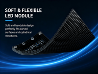 Affichage LED cylindrique extérieur P2.5, écran vidéo numérique personnalisé en colonne ronde pour une couverture visuelle à 360 degrés, publicité de marque