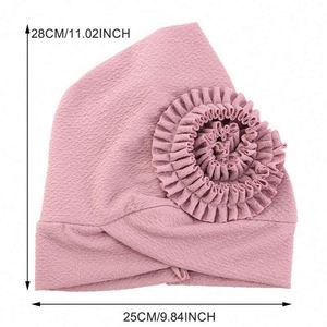 Ready Ship Women Fashion Multifunction Headscarf Flower Accessories <b>Twist</b> Solid Color Turban Summer Outdoor Muslim Hijab - Product Image 3