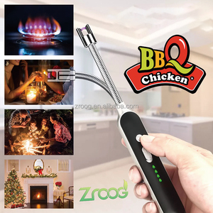 Viellovisle Tech — briquet avec éclairage LED Arc en métal, bougies coupe-vent, avec port USB, allume-cigare à 360 degrés, pour la cuisine, famille - Product Image 5