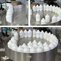 Table rotative d'accumulation automatique personnalisée de 900 mm pour bouteilles rondes en plastique et en verre, pour machine de remplissage