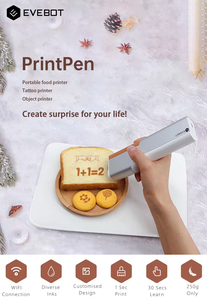 Food Inkjet Printer Printpen Coffee Cake and Pastries Macaron Printing Macaron Edible Handheld Portable PrinterDesserts