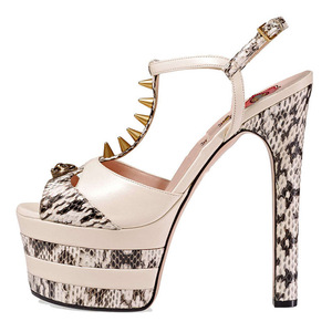 Designer Style Square <b>Toe</b> Pumps Ankle Strap Chunky Block Platform <b>Heels</b> for Ladies - Product Image 4