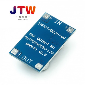 JTW DC-DC คอนเวอร์เตอร์ 3V-6V เป็น 5V-12V 8W บอร์ดเมาท์บูสต์โมดูล - Product Image 1