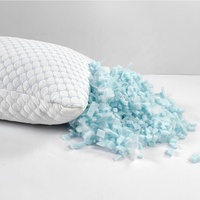 Kühlendes Gel-Memory-Schaum-Kissen mit Eisseide-Wabenbezug, anpassbare Füllung, abnehmbar & waschbar, OEM-kundenspezifische Kältekissen