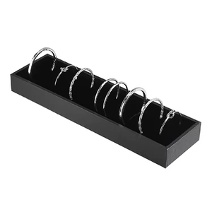 Plateau de présentation empilable en velours pour montres et bijoux, organisateur de bijoux en gros - Product Image 1