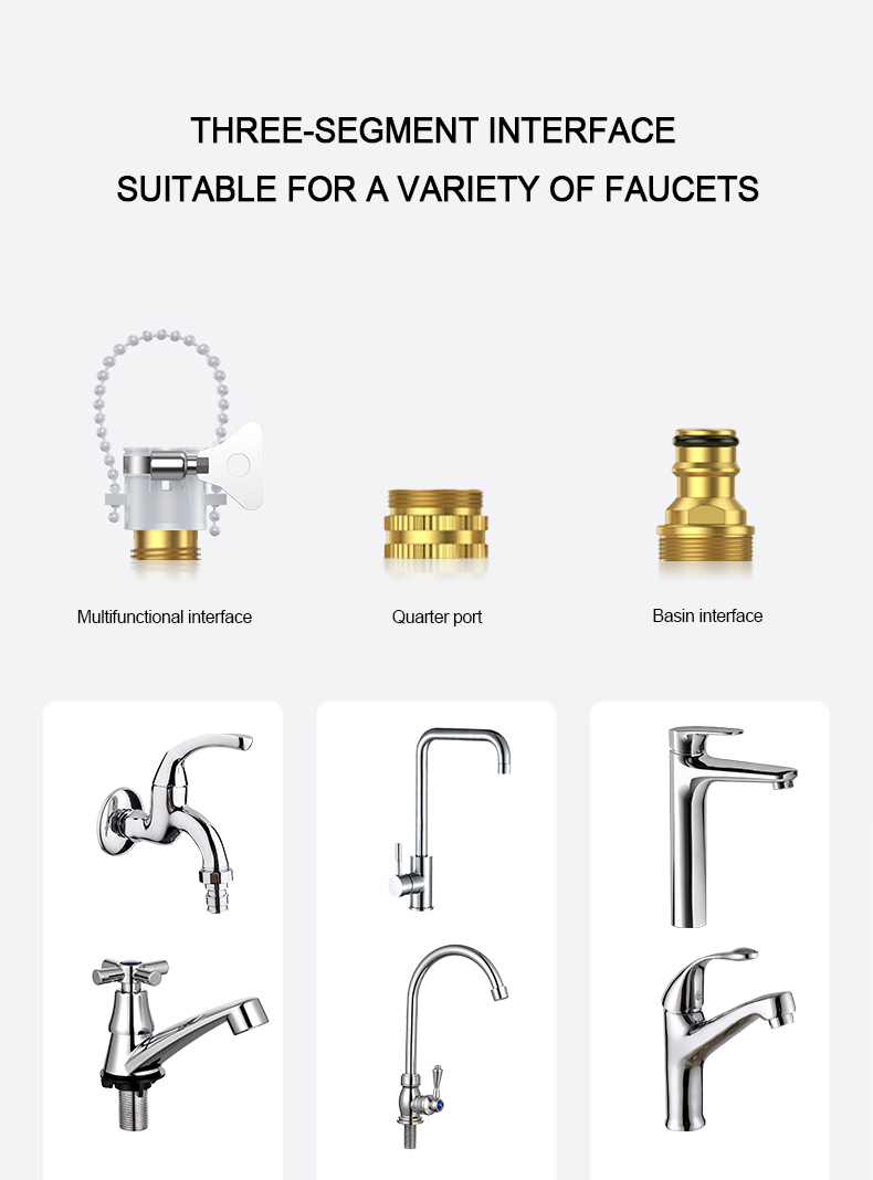 Variable foam pump for automobile foam 360 degree rotation of one button minimalist switch to adjust water outlet mode