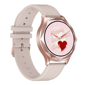 Nouvelle arrivée <span class=keywords><strong>2021</strong></span> Montre intelligente Dt86 Bracelet en fer Montre de luxe pour femmes Fréquence cardiaque Pression artérielle Suivi sportif Montre intelligente - Product Image 3