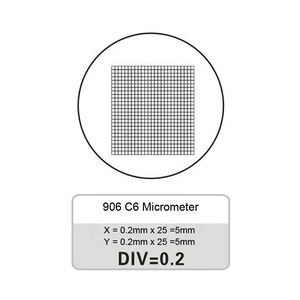 Congdiv — <span class=keywords><strong>Microscope</strong></span> numérique à grille de glissière 0.2MM, grille de réticule pour les étudiants biologique numérique - Product Image 1