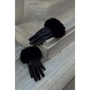 Guantes de Cuero PU con Detalles de Piel de Oveja, Versátiles para Deportes al Aire Libre, Uso Diario, Fiestas, Trabajo, Esquí, Pantalla Táctil y Conducción - Product Image 3