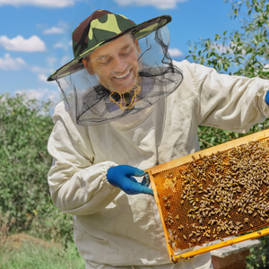 Nouveau voile de protection <span class=keywords><strong>anti</strong></span>-moustiques en maille verte pour apiculteur, chapeau de protection pour le visage, résistance, polyester, garantie 1 an - Product Image 5