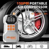 Démarreur de voiture portable avec pompe à air 2 en 1 Démarreurs 1400Amp de pointe avec lumière LED d'urgence Démarreur de voiture