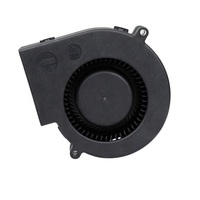 9733 Dc 12v 24v ventilateur soufflant sans balais 97x33mm roulement à billes 2 broches câble Turbo ventilateur de refroidissement