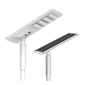 Lampadaires solaires intégrés tout-en-un 60W et 90W avec panneaux autonettoyants, fonction LED directionnelle automatique, IP65 pour usage routier FL - Product Image 2