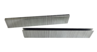 Agrafes industrielles en fer électrogalvanisé Leiting, qualité industrielle, durables, modèle 9040, robustes, tête plate en U, tige lisse, pour la construction