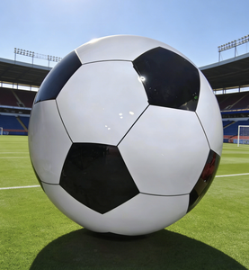 Escultura de Balón de <span class=keywords><strong>Fútbol</strong></span> de Acero Inoxidable Personalizable Directo de Fábrica - Product Image 1