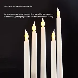 Mô Phỏng Sáp Trụ Cột LED Nến Pin Hoạt Động Nến Điện Cho Đám Cưới Các Bên Bầu Không Khí Ánh Sáng Trang Trí Đám Cưới Đảng - Product Image 3