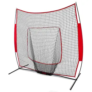 7ft Heavy Duty Portátil Dobrável Outdoor Softball Prática Bater Training Net Baseball Pitching Net