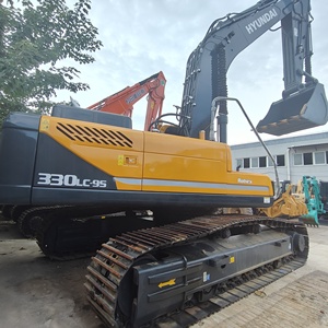 Excavadora Hyundai 330LC-9S de 33 toneladas con cazo de excavación de 1.65m³ de capacidad, equipo pesado usado, pocas horas de trabajo, 1 año de garantía - Product Image 4
