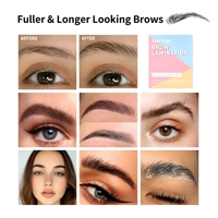 Kit de Lamination des Sourcils Marque Blanche Type Sachet – Kit de Permanente pour Sourcils Effet Sauvage – Kit de Coiffage Rapide pour Sourcils à Domicile ou en Salon de Beauté