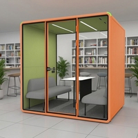 Cabine de confidentialité portable insonorisée pour téléphone, cabine acoustique pour bibliothèque, centre commercial, école, cabine de téléphonie d'entreprise, cabine d'étude
