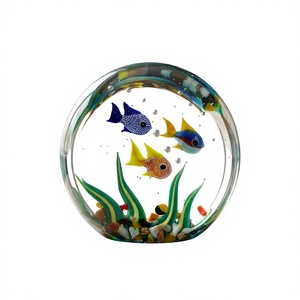 Pequeño Mundo de Cristal, Artesanía, Figura de Loro Colorida, Estilo Art Deco, Cristal de Murano, Multifuncional, Decoración para Sala de Estar, Hogar, Boda - Product Image 1