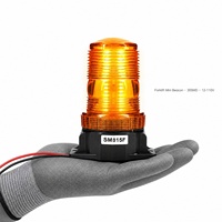 Lampu Beacon Amber Berkualitas Tinggi Grosir Pabrik 30Pcs SMD Kabel 30cm IP66 Mini Beacon Forklift