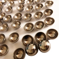 Bille/sphère en acier inoxydable semi-creuse hautement polie, diamètre 15 mm, 20 mm, 25 mm, 30 mm, 40 mm, 50 mm, 60 mm, 76 mm, 80 mm, 100 mm