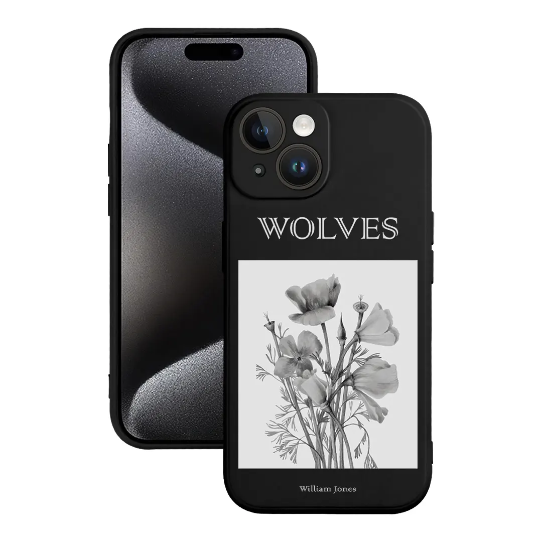 OEM Custom Soft Silicon Cellphone Cover for iPhone 15 14 Pro Max 13 12 X Flower iPhone15 Liquid Silicone Phone Case for Printing