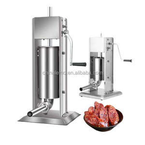 Nueva Máquina Manual Vertical para Enema de Acero Inoxidable, Equipo de Llenado de Salchichas Operado a Mano, 220V, 4 Tubos, Ahorro de Esfuerzo, Sin Burbujas - Product Image 1