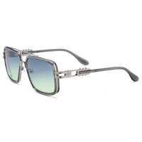 Lunettes de soleil TFB 2025, monture intégrale en métal, double pont, ovales, grandes, style pilote vintage, luxe, cool, élégantes, logo personnalisé, uniques, UV400