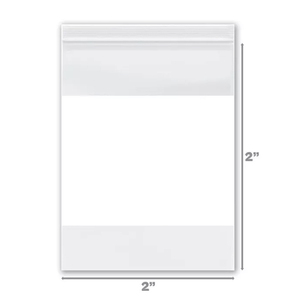 <span class=keywords><strong>2</strong></span>*<span class=keywords><strong>2</strong></span> pollici Mini chiaro blocco bianco chiusura a Zip borse <span class=keywords><strong>2</strong></span> Mil plastica richiudibile per cavi del telefono gioielli piccoli accessori elettronici - Product Image 5