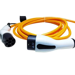 두오시다 공급 유형 2-유형 2 IEC 62196 전기 자동차 EV 충전 케이블 커넥터 휴대용 ce 22kw ev 충전기