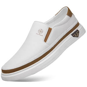 Zapatos Casuales para <span class=keywords><strong>Hombre</strong></span>, Transpirables, con Suela Suave, Sin Cordones, con Borde Blanco Cruzado, Talla Grande, Zapatos de Moda - Product Image 5