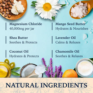 Marque privée personnalisée beurre crème de chlorure de magnésium topique végétalien naturel pour le sommeil - Product Image 2