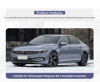 Kit de mise à niveau des phares de voiture Volkswagen pour B8.5 2020-2023, phares LED avec lentille de signal dynamique, 10000 lumens, 6000K, 12V