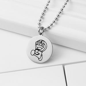 Desain sederhana liontin baja tahan karat <span class=keywords><strong>Doraemon</strong></span> kalung untuk wanita - Product Image 4