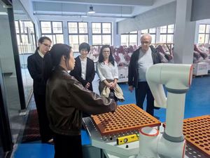 Bras robotisé industriel multifonctionnel collaboratif pour la manutention, le soudage, l'emboutissage et la pulvérisation, équipé de composants moteur et PLC essentiels - Product Image 3