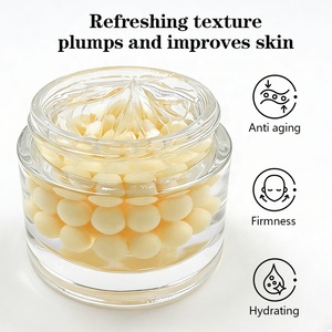Crème Correctrice Anti-Taches à Perles de Rétinol Jaune et Curcuma Éclaircissante Anti-Âge Hydratant Visage en Capsules Guangdong Normal - Product Image 4