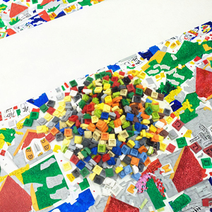 Giáo dục tự làm khối Nhựa 1x1 tấm pixel nghệ thuật hình ảnh xây dựng gạch cho độ tuổi 5 đến 14 năm - Product Image 3