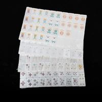 Mahjong de Lujo en Acrílico Blanco Perlado con Efecto Madreperla, 160 Fichas, Estilo Vintage Dorado, Ecológico, Portátil y Personalizable