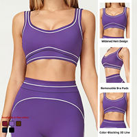 Aangepaste zachte dames sportfitnesskleding, squat-proof, hoge taille, ademend, workout set, dames yogakleding set