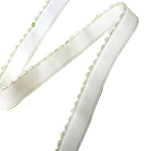 Produttore EU001 vendita calda 1 cm 1.5 cm con bordo in pelle scamosciata in Nylon morbido pizzo elastico - Product Image 2