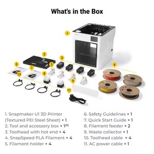 EU Snapmaker U1 Fast Delivery Retailing Snapmaker U1 3D Printer - Product Image 4