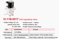 CNKB DC12V vanne de régulation de pression d'entrée d'eau IV-11B-0017 électrovanne sanitaire