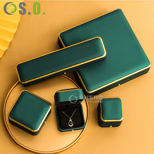 Caja de joyería PU más popular de alta calidad para regalo con logotipo personalizado, caja de anillo, caja de embalaje de joyería - Product Image 3