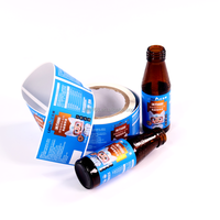 Autocollant en PVC brillant anti-contrefaçon étiquettes alimentaires pour les fruits produire du vin produits agricoles fabriqués en PET/PP emballage en vinyle plastique