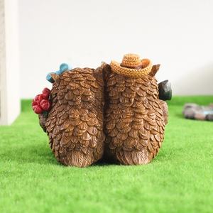 American Garden Resin Crafts Owl Animal Welcome Sign para Christmas Harvest Festival & Mother's Day Gift - Product Image 3