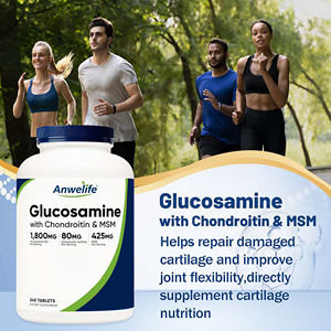 Suplemen Sendi Tulang Halal OEM Kapsul MSM Glukosamin Kondroitin Tablet 1800mg - Product Image 4