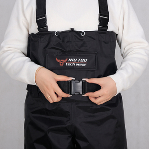 Vente Flash : Waders de Pêche et de Chasse en Nylon PVC Imperméables pour Hommes et Femmes, avec Bottes Intégrées et Ceinture de Maintien - Product Image 4